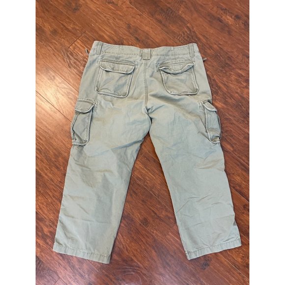 L.L. BEAN Men’s Natural Fit Cargo Pants Allagash Hiking 42 X 29 Light Grey - Picture 4 of 5